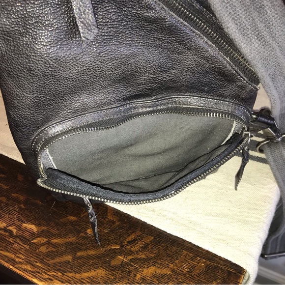 NWT Bed Stu Leather Andie Sling Backpack Black DD Retail $255 - Picture 11 of 13